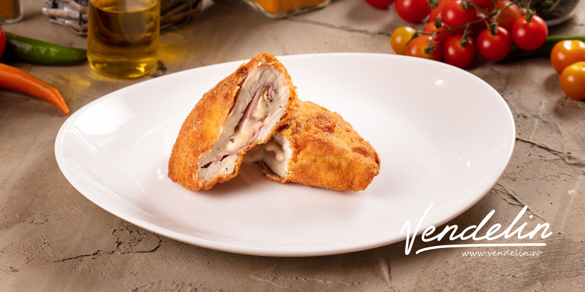Cordon bleu csirkemellből