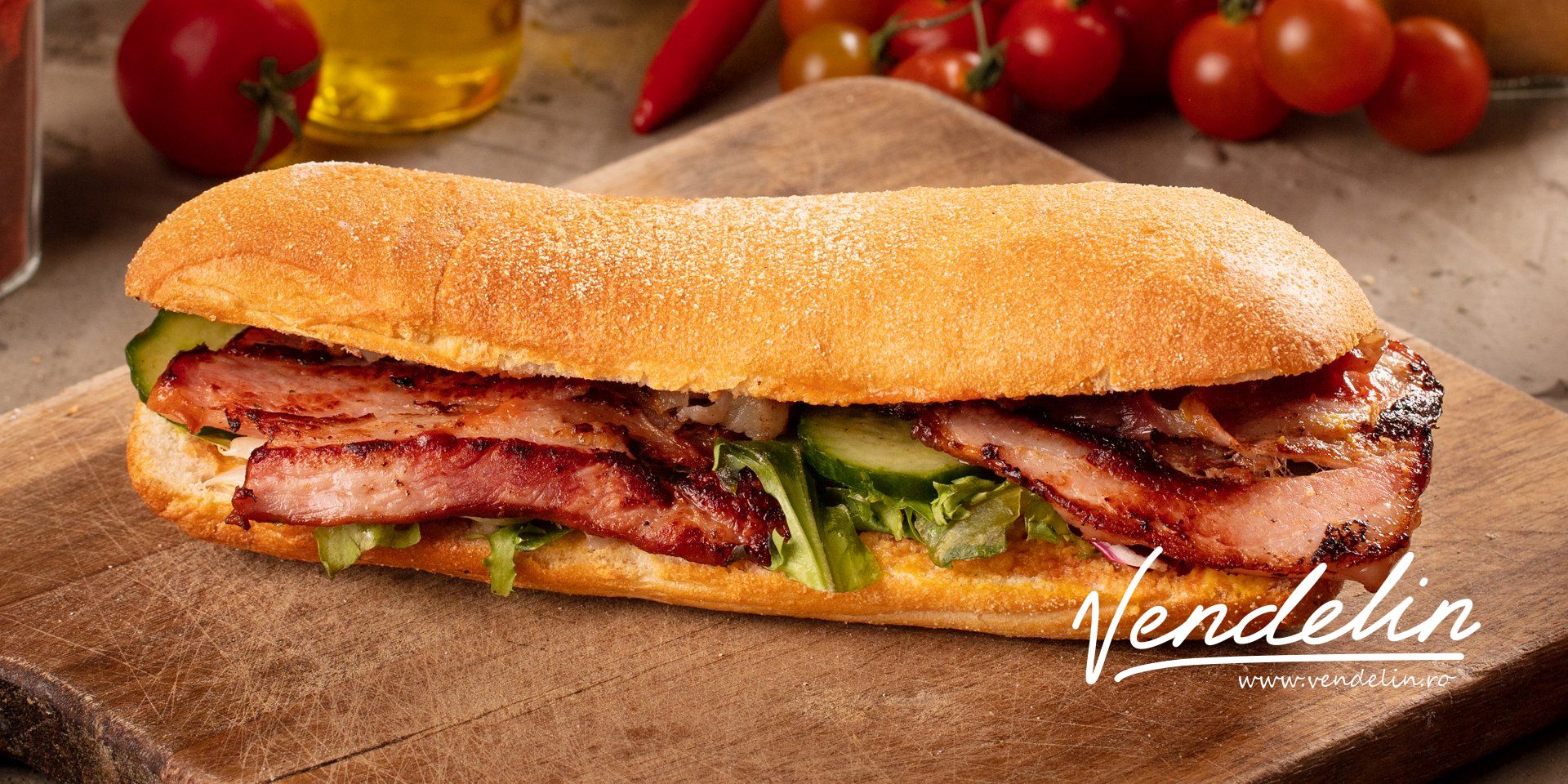 Dupla bacon szendvics