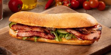 Dupla bacon szendvics