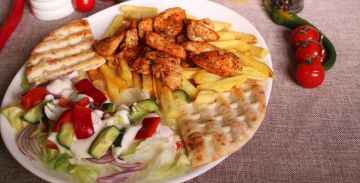 Maxi gyros tál
